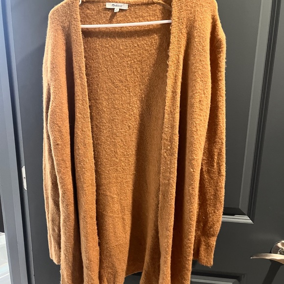 Madewell oversized camel color cardigan - Picture 1 of 5